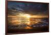 USA, California, La Jolla. Sunset over beach.-Jaynes Gallery-Framed Photographic Print