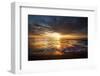 USA, California, La Jolla. Sunset over beach.-Jaynes Gallery-Framed Photographic Print