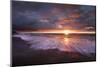 USA, California, La Jolla. Sunset over beach.-Jaynes Gallery-Mounted Photographic Print