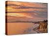 USA, California, La Jolla, Sunset over Black's Beach and Coast to the North-Ann Collins-Stretched Canvas