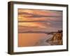 USA, California, La Jolla, Sunset over Black's Beach and Coast to the North-Ann Collins-Framed Photographic Print