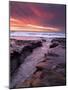 USA, California, La Jolla. Sunset over Tide Pools at Coast Blvd. Park-Ann Collins-Mounted Photographic Print