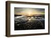 USA, California, La Jolla. Sunset over tide pools.-Jaynes Gallery-Framed Photographic Print