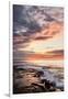 USA, California, La Jolla. Sunset reflections at Coast Blvd. Park-Ann Collins-Framed Photographic Print