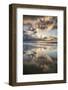 USA, California, La Jolla. Sunset reflections at Marine Street Beach-Ann Collins-Framed Photographic Print