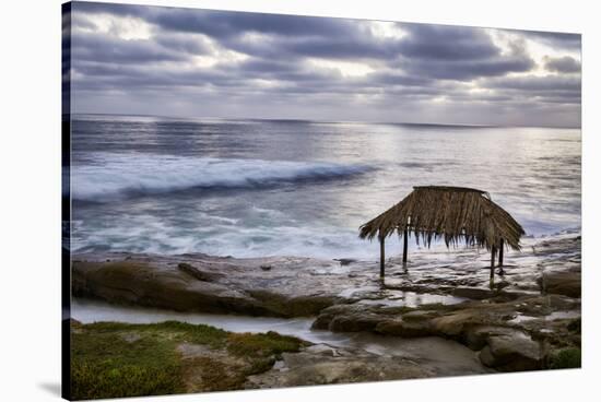 USA, California, La Jolla. Surf Shack at Windansea Beach-Ann Collins-Stretched Canvas