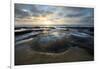 USA, California, La Jolla. Tide pools at sunset.-Jaynes Gallery-Framed Photographic Print