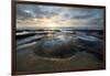 USA, California, La Jolla. Tide pools at sunset.-Jaynes Gallery-Framed Photographic Print