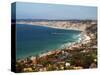 USA, California, La Jolla. View of La Jolla Shores and Scripps Pier-Ann Collins-Stretched Canvas