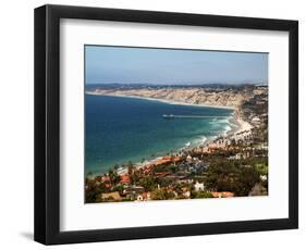 USA, California, La Jolla. View of La Jolla Shores and Scripps Pier-Ann Collins-Framed Photographic Print