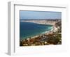 USA, California, La Jolla. View of La Jolla Shores and Scripps Pier-Ann Collins-Framed Photographic Print