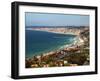 USA, California, La Jolla. View of La Jolla Shores and Scripps Pier-Ann Collins-Framed Photographic Print