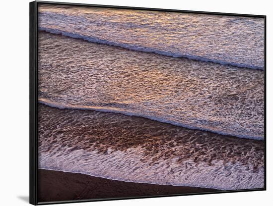 USA, California, La Jolla, Wave patterns at Black's Beach-Ann Collins-Framed Photographic Print