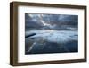 USA, California, La Jolla. Wave washes over tide pools.-Jaynes Gallery-Framed Photographic Print