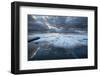 USA, California, La Jolla. Wave washes over tide pools.-Jaynes Gallery-Framed Photographic Print