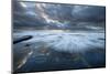 USA, California, La Jolla. Wave washes over tide pools.-Jaynes Gallery-Mounted Photographic Print