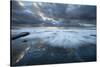 USA, California, La Jolla. Wave washes over tide pools.-Jaynes Gallery-Stretched Canvas