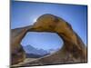 USA, California, Lone Pine. Alabama Hills, Mobius Arch, with Lone Pine Peak and Mount Whitney.-Jamie & Judy Wild-Mounted Photographic Print