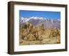 USA, California, Lone Pine. Alabama Hills with the Inyo Mountains.-Jamie & Judy Wild-Framed Photographic Print