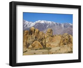 USA, California, Lone Pine. Alabama Hills with the Inyo Mountains.-Jamie & Judy Wild-Framed Photographic Print