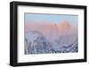 USA, California, Lone Pine. Sunrise on Mount Whitney as seen from the Alabama Hills.-Jaynes Gallery-Framed Photographic Print