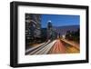 USA, California, Los Angeles, 110 Freeway and Downtown-Rob Tilley-Framed Photographic Print