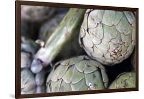 USA, California, Los Angeles. Artichokes at Hollywood Farmer's Market.-Kymri Wilt-Framed Photographic Print