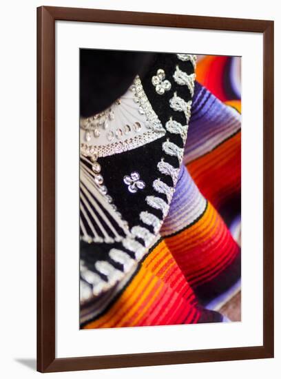 USA, California, Los Angeles, detail of Mexican sombrero hat-Merrill Images-Framed Premium Photographic Print