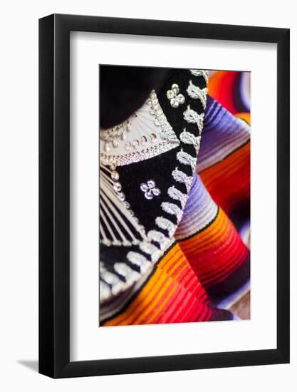 USA, California, Los Angeles, detail of Mexican sombrero hat-Merrill Images-Framed Photographic Print