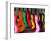 USA, California, Los Angeles, El Pueblo De Los Angeles, Guitars-Alan Copson-Framed Photographic Print