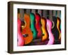 USA, California, Los Angeles, El Pueblo De Los Angeles, Guitars-Alan Copson-Framed Photographic Print