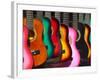 USA, California, Los Angeles, El Pueblo De Los Angeles, Guitars-Alan Copson-Framed Photographic Print