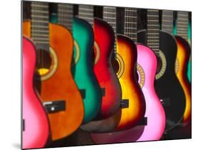 USA, California, Los Angeles, El Pueblo De Los Angeles, Guitars-Alan Copson-Mounted Photographic Print