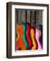 USA, California, Los Angeles, El Pueblo De Los Angeles, Guitars-Alan Copson-Framed Photographic Print