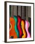 USA, California, Los Angeles, El Pueblo De Los Angeles, Guitars-Alan Copson-Framed Photographic Print