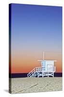 USA, California, Los Angeles, Santa Monica Beach Twilight-Rob Tilley-Stretched Canvas