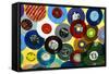 USA, California, Los Angeles. Vinyl 45's at Amoeba Music Store.-Kymri Wilt-Framed Stretched Canvas