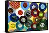 USA, California, Los Angeles. Vinyl 45's at Amoeba Music Store.-Kymri Wilt-Framed Stretched Canvas