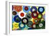 USA, California, Los Angeles. Vinyl 45's at Amoeba Music Store.-Kymri Wilt-Framed Photographic Print