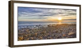 USA, California, Malibu. Sunset as seen from County Line Beach.-Christopher Reed-Framed Photographic Print