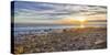 USA, California, Malibu. Sunset as seen from County Line Beach.-Christopher Reed-Stretched Canvas