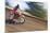 USA, California, Mammoth Lakes. Blur of motocross racer.-Jaynes Gallery-Mounted Premium Photographic Print