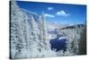 USA, California, Mammoth Lakes. Infrared overview of Twin Lakes.-Jaynes Gallery-Stretched Canvas