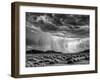 USA, California, Mojave National Preserve, Desert Rain Squall at Sunset-Ann Collins-Framed Premium Photographic Print