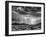 USA, California, Mojave National Preserve, Desert Rain Squall at Sunset-Ann Collins-Framed Premium Photographic Print