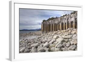 USA, California, Mono County. Volcanic Rock Pillars-Dennis Flaherty-Framed Photographic Print