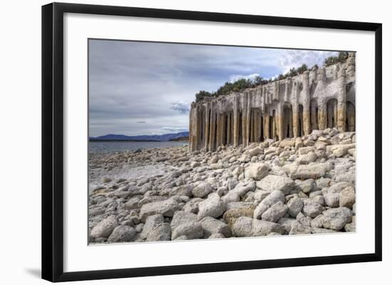 USA, California, Mono County. Volcanic Rock Pillars-Dennis Flaherty-Framed Photographic Print