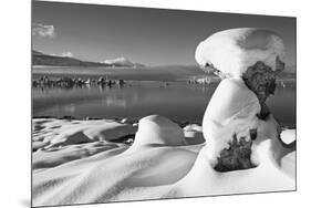 USA, California, Mono Lake. Snow-Covered Tufa-Dennis Flaherty-Mounted Premium Photographic Print