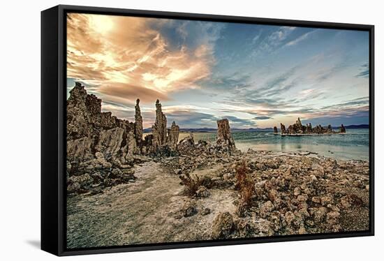 USA, California, Mono Lake. Tufa Formations.-Joe Restuccia III-Framed Stretched Canvas