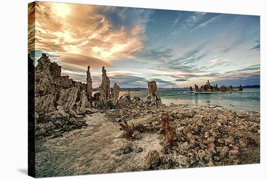 USA, California, Mono Lake. Tufa Formations.-Joe Restuccia III-Stretched Canvas